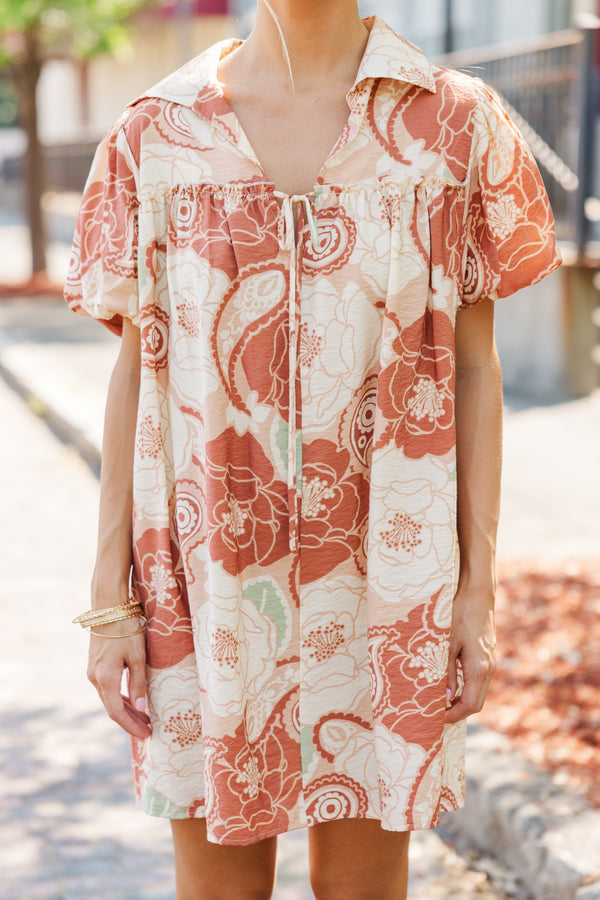 cinnamon orange dress Love The Label Romy Dress In Cinnamon