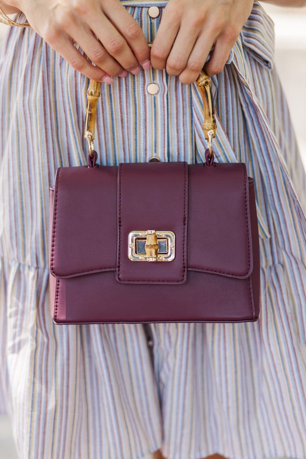 Get Going Plum Purple Purse