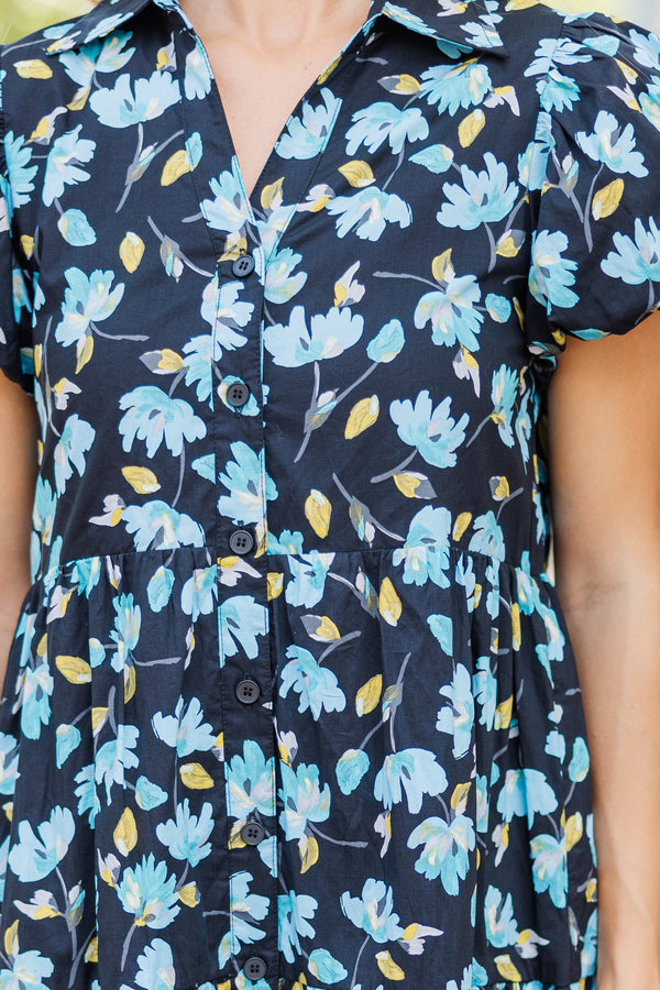 Perfect For You Black Floral Button Down Midi Dress Shop the Mint Perfect For You Black Floral Button Down Midi Dress Shop the Mint