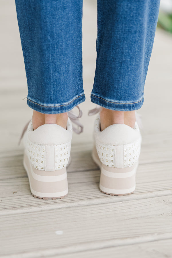 Stay On Course Taupe Brown Sneakers