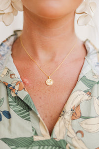 Such An Angel Gold Pendant Necklace