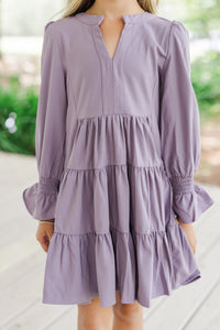 Girls: In Your Happy Place Lavender Purple Dress