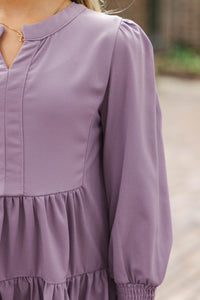 Girls: In Your Happy Place Lavender Purple Dress