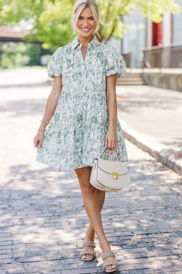 Alive And Well Ivy Green Toile Dress Shop the Mint Alive And Well Ivy Green Toile Dress Shop the Mint