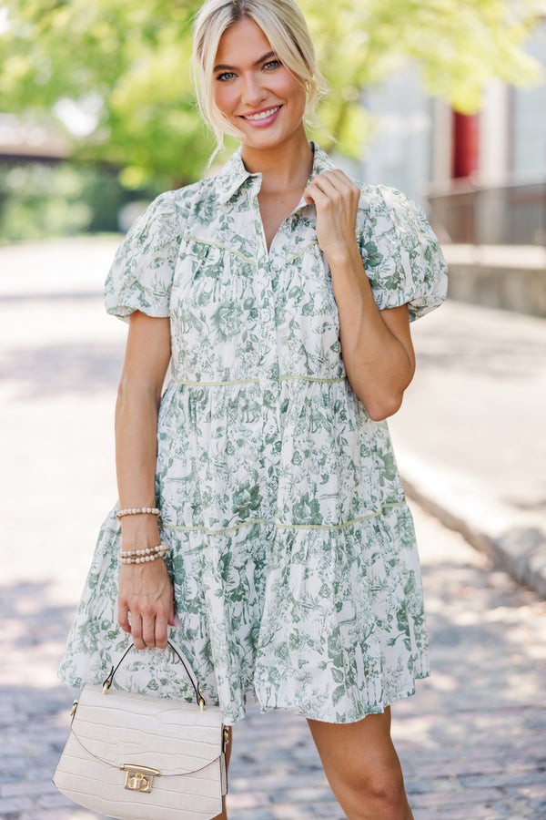 Alive And Well Ivy Green Toile Dress Shop the Mint Alive And Well Ivy Green Toile Dress Shop the Mint