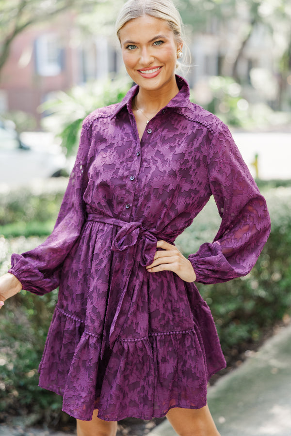 All You Have Eggplant Purple Lace Dress Shop the Mint All You Have Eggplant Purple Lace Dress Shop the Mint