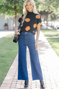 Look The Part Black Pumpkin Sweater