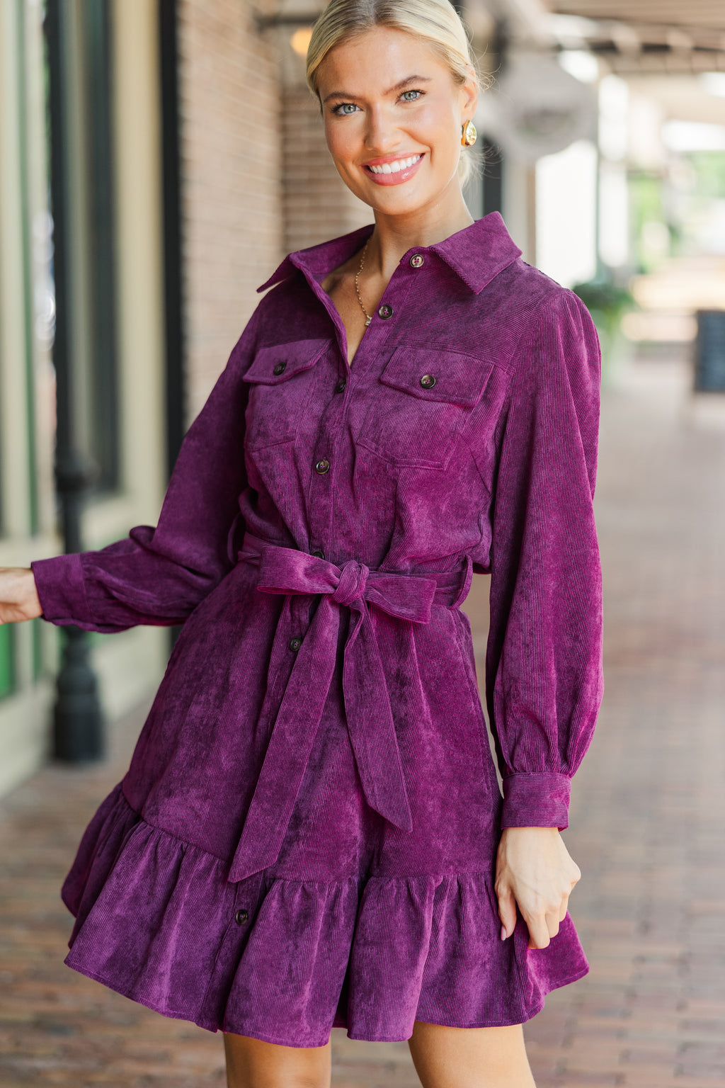 M*y様 house on the hill Corduroy Dress Ch You've Got It Brown Corduroy Dress – Shop the Mint