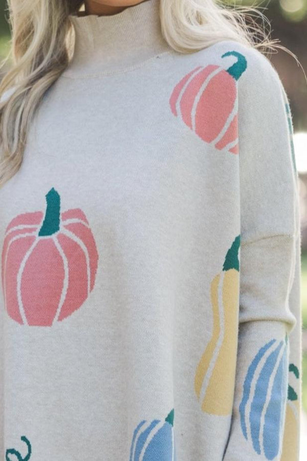 Quick Decisions Oatmeal Gourd Sweater