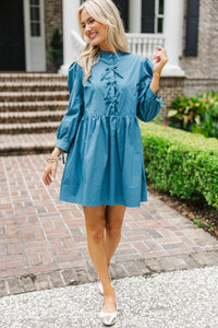 There's Always Hope Teal Blue Dress