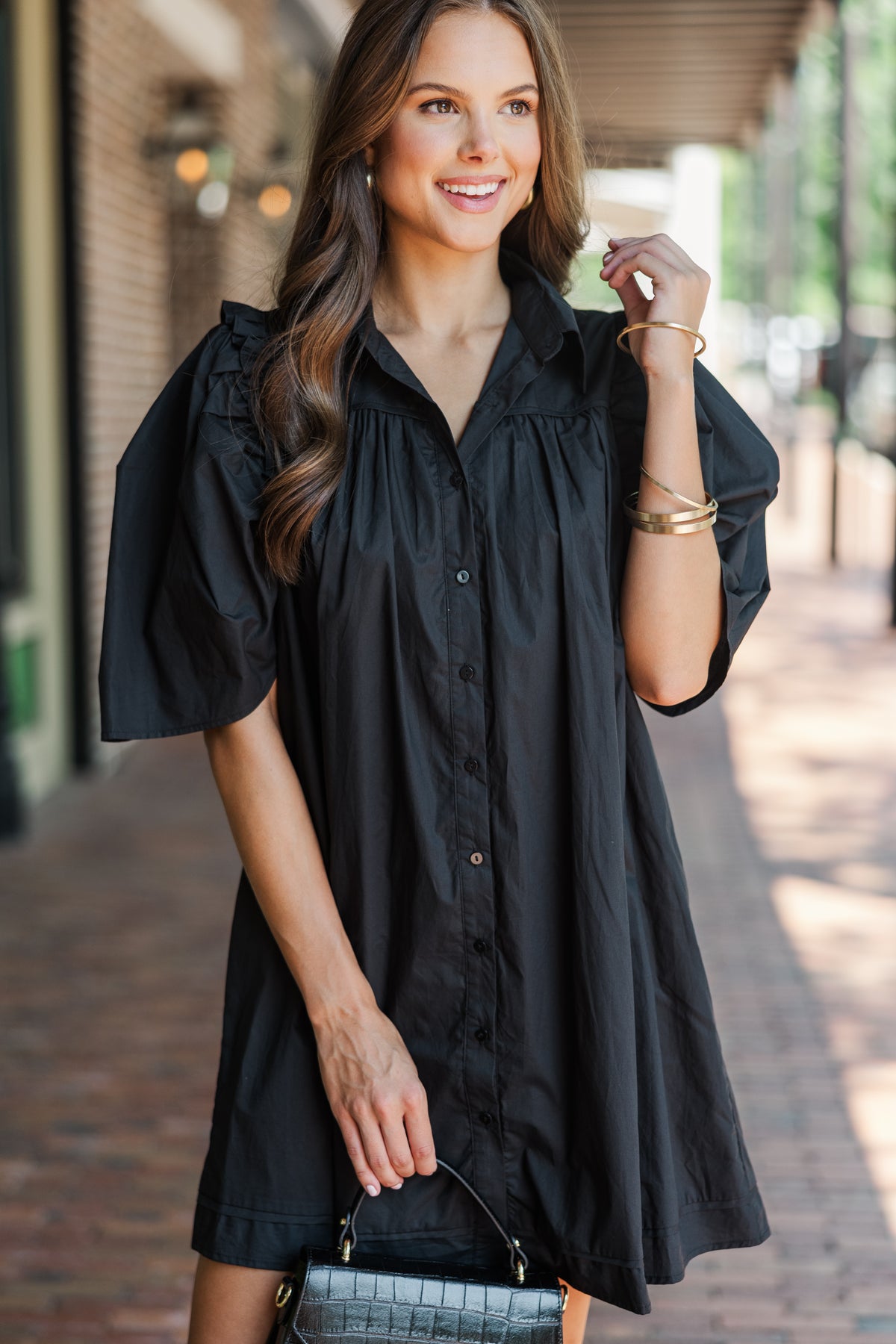black babydoll dress It's Always For You Black Babydoll Dress – Shop the Mint