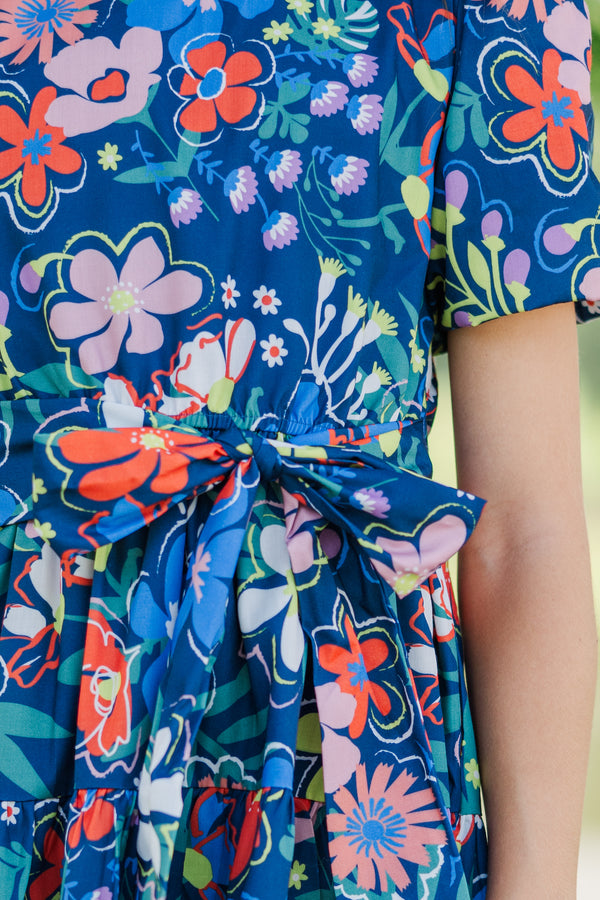 Girls: Fun & Games Blue Floral Dress Shop the Mint Girls: Fun & Games Blue Floral Dress Shop the Mint