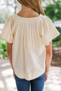 Girls: Just A Theory Cotton Blouse