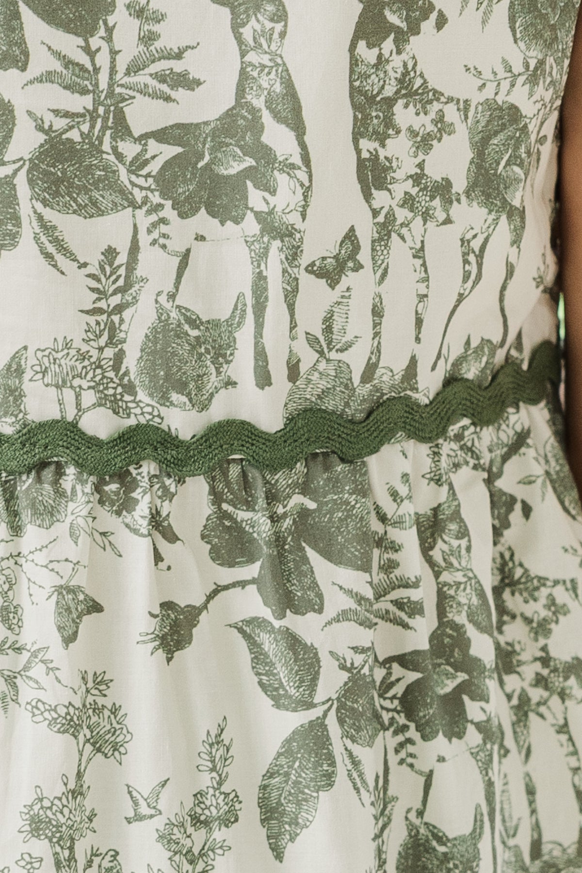Girls: Come For It Olive Green Toile Babydoll Dress – Shop the Mint