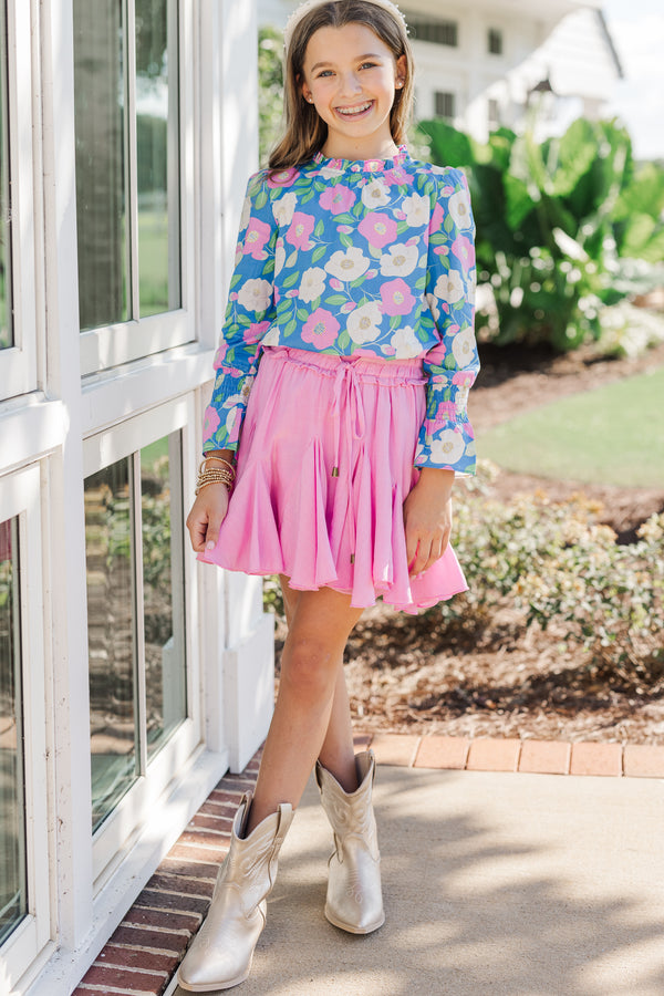 Girls: Look Your Way Pink Ruffled Skort