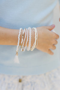 Girls: The Brittany White Bracelet