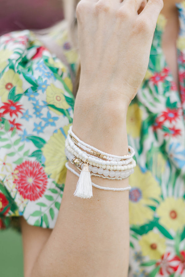 The Brittany White Bracelet