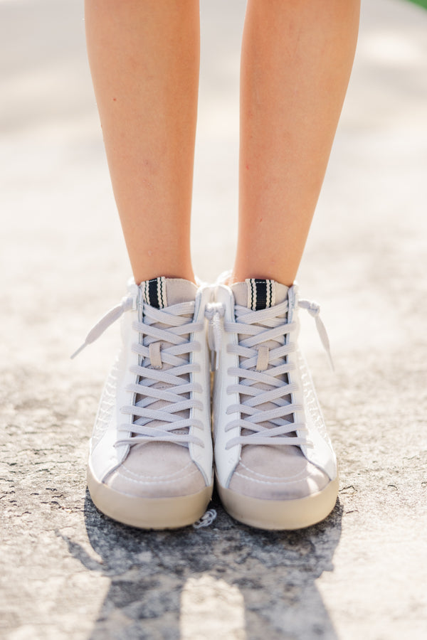 Girls Shu Shop: In A Dream White Sneakers