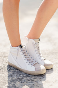 Girls Shu Shop: In A Dream White Sneakers