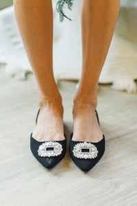 Be The Star Black Flats