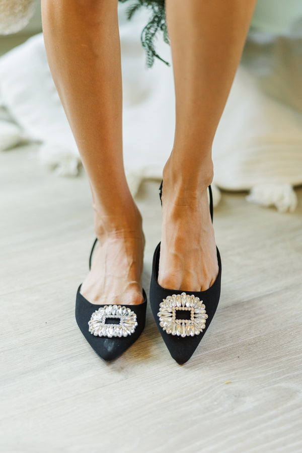 Be The Star Black Flats