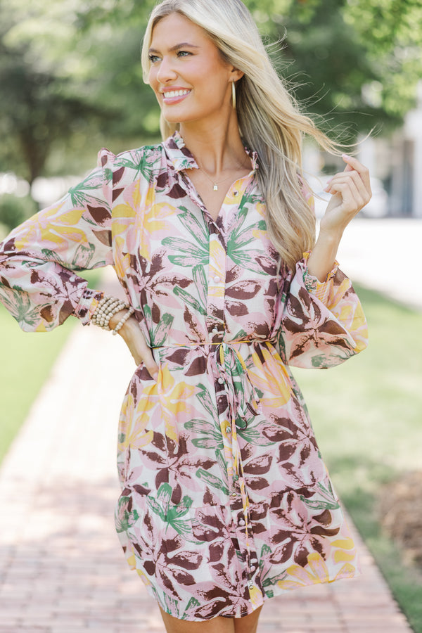 Fate: Talk Later Pink Floral Dress, Small - The Mint Julep Boutique | Women's Boutique Clothing Fate: Talk Later Pink Floral Dress, Small - The Mint Julep Boutique | Women's Boutique Clothing