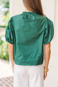 Pinch: All On Me Emerald Green Blouse