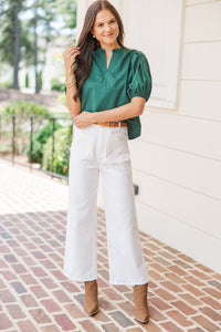 Pinch: All On Me Emerald Green Blouse