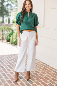 Pinch: All On Me Emerald Green Blouse