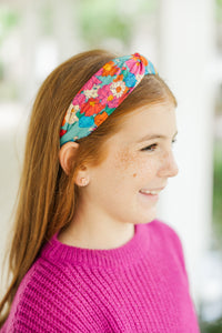 Girls: Lots To Learn Pink Floral Headband