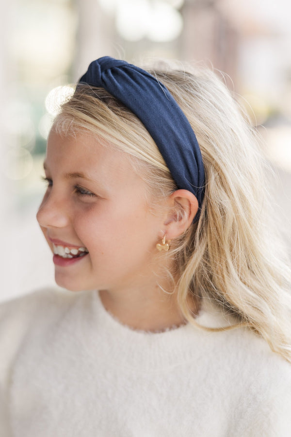 Girls: All About You Navy Blue Headband