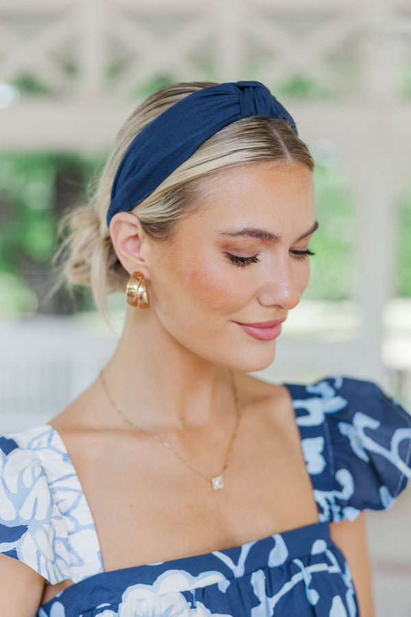 All About You Navy Blue Headband