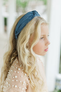 Girls: All About You Denim Blue Headband