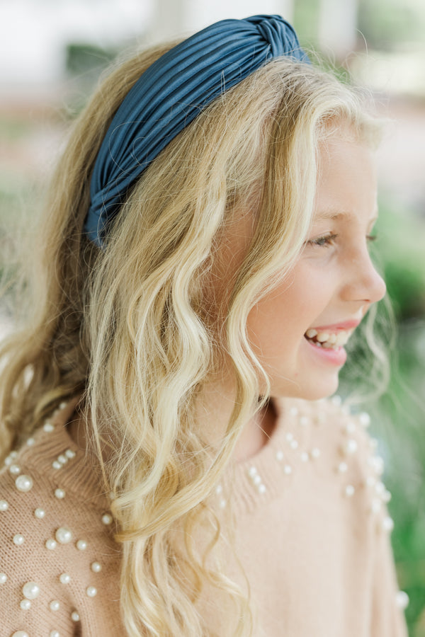 Girls: All About You Denim Blue Headband