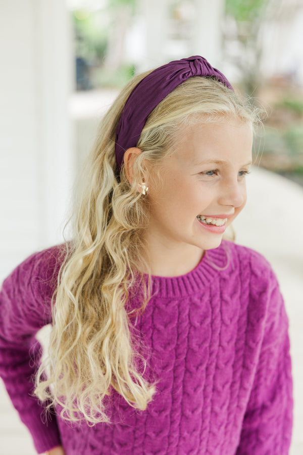 Girls: All About You Plum Headband