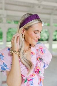 All About You Plum Headband