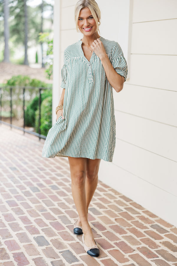 striped dresses, fall dresses, women's boutique dresses