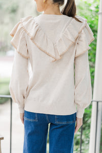 Fate: Just For You Oatmeal Brown Sweater