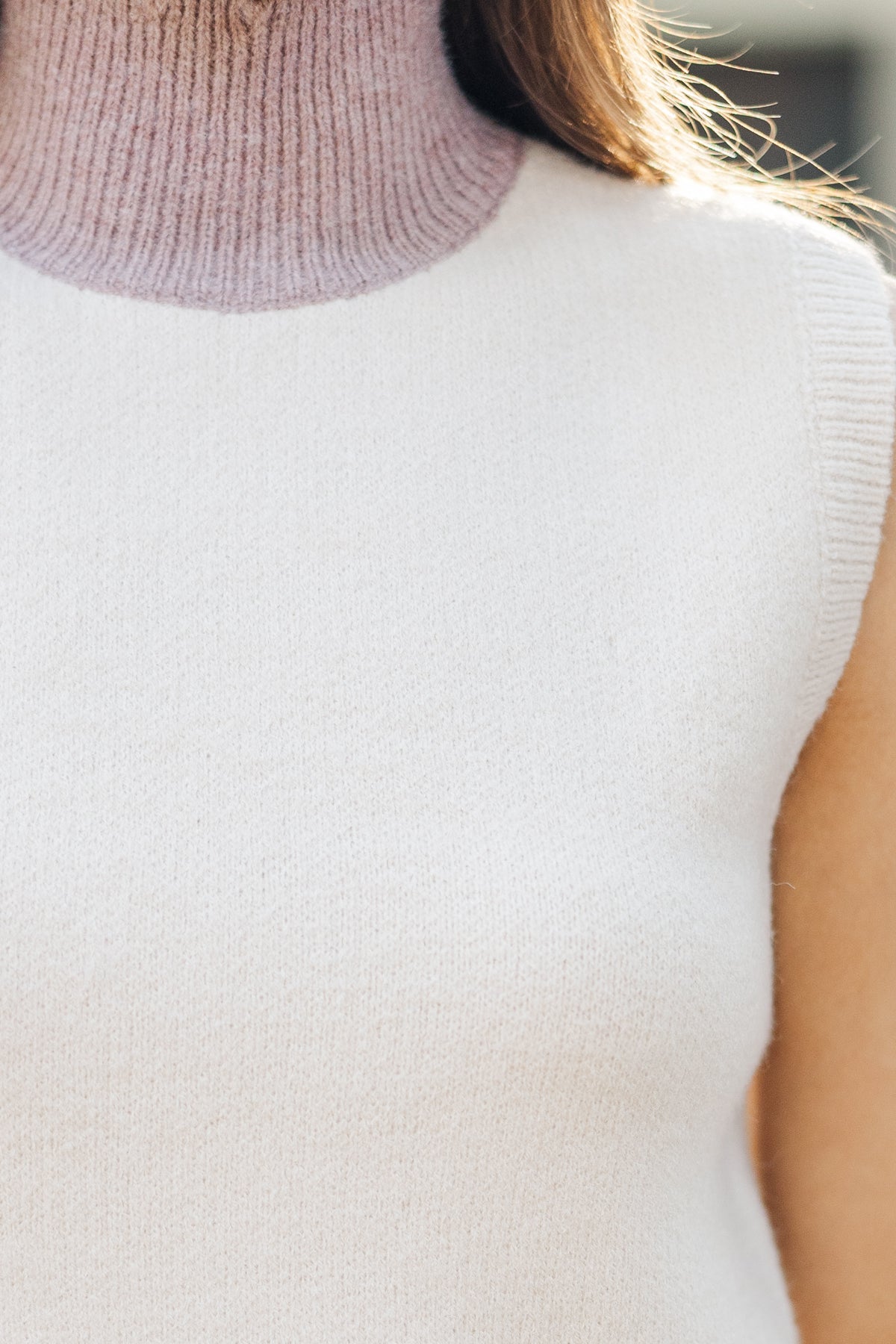 It's Your Way Ecru White Sleeveless Sweater – Shop the Mint