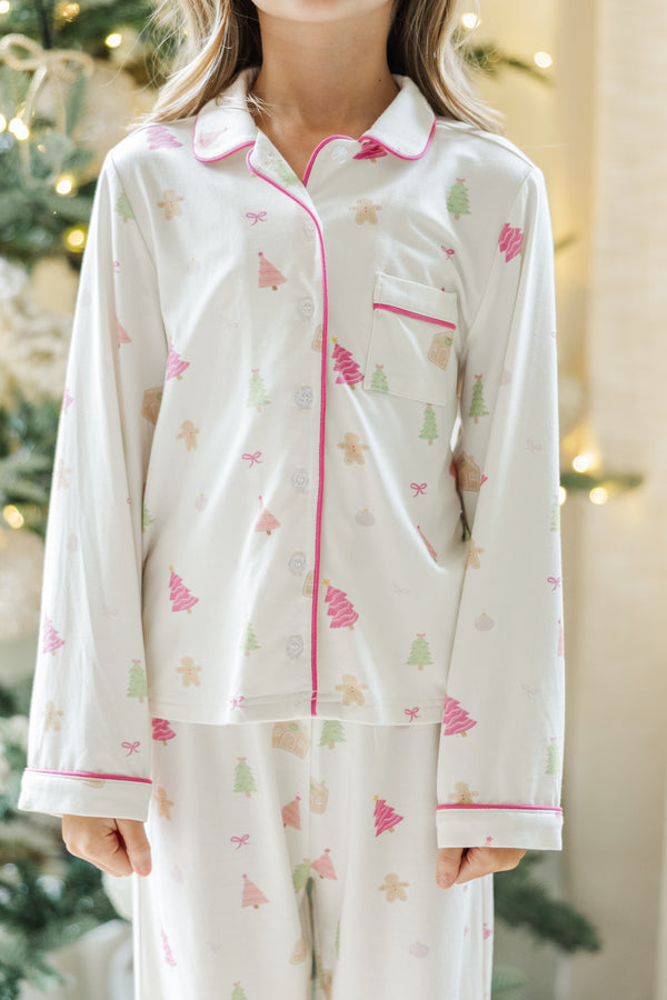 Girls: Dream Big Gingerbread L/S Bamboo Pajama Set