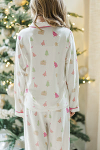 Girls: Dream Big Gingerbread L/S Bamboo Pajama Set