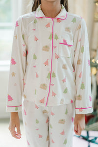 Girls: Dream Big Gingerbread L/S Bamboo Lounge Set