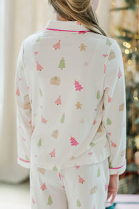 Girls: Dream Big Gingerbread L/S Bamboo Lounge Set