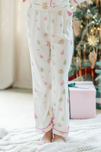 Girls: Dream Big Gingerbread L/S Bamboo Lounge Set