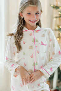Girls: Dream Big Gingerbread L/S Bamboo Lounge Set