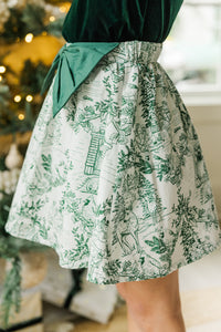 Girls: The Kate Cream Toile Skirt