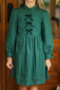 Girls: The Baileigh Emerald Green Dress