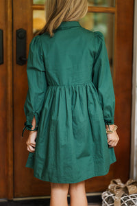 Girls: The Baileigh Emerald Green Dress