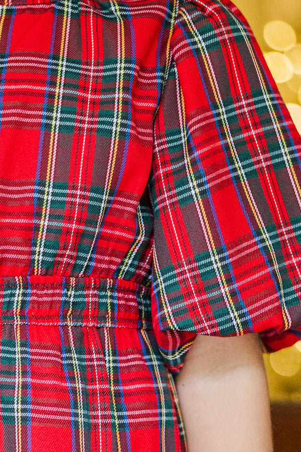 Girls: The Savannah Red Plaid Dress – Shop the Mint