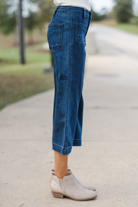 Girls: The Vanessa Dark Wash Straight Leg Jeans